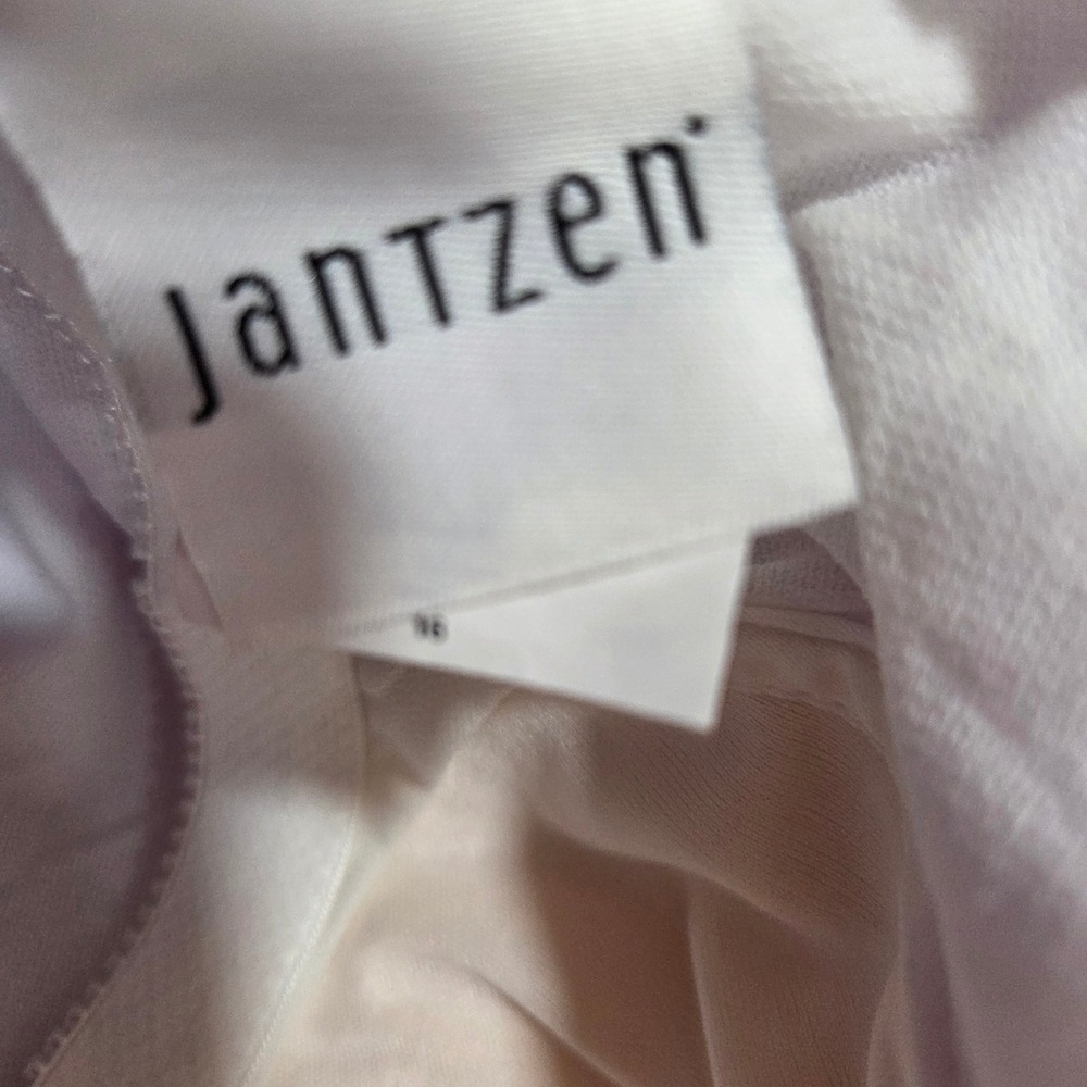 Jantzen Womens One Piece Swimsuit Orchid Purple Blue Trim Size 16 NWT 38450 - Picture 5 of 6